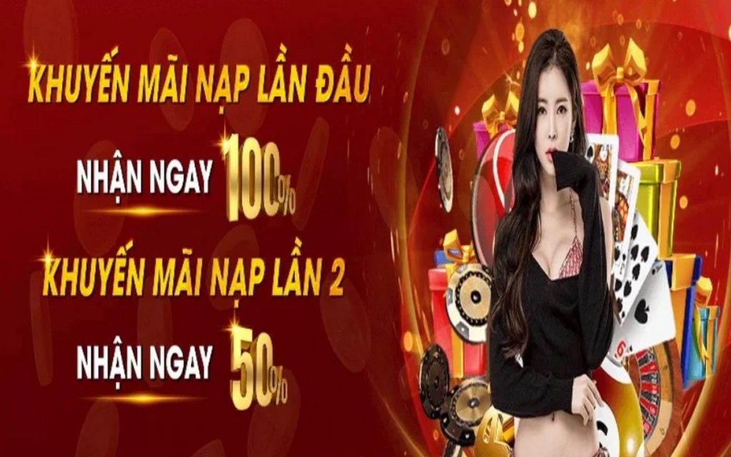 chương trình khuyến mãi nạp đầu thưởng tặng 100% tại onbet casino