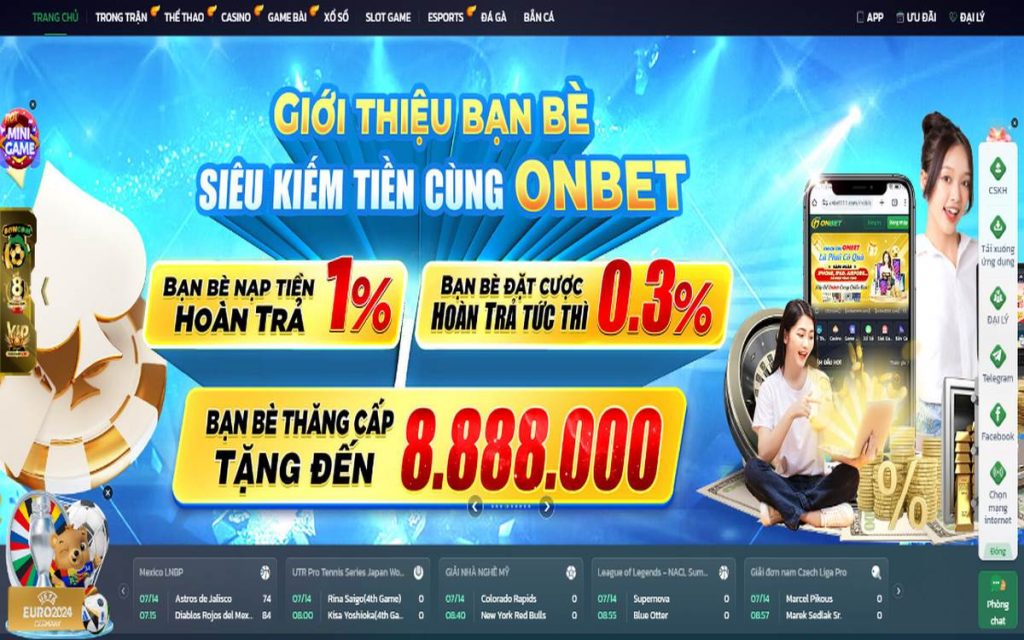 Onbet88 khuyến mãi hoàn trả lên tới 2.5 %